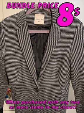 Stylish Smart Set Single Breasted Blazer/Jacket X-SMALL